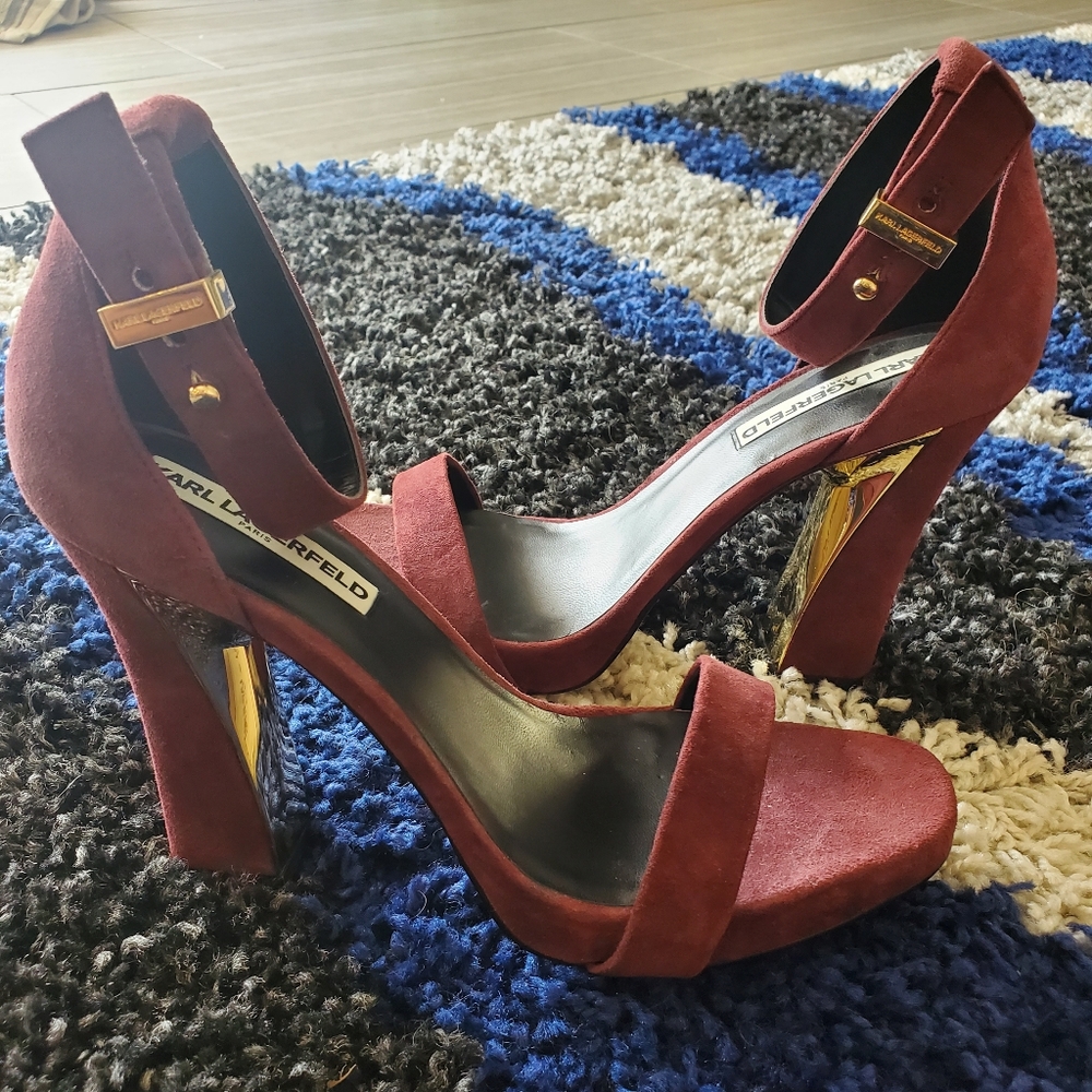 Karl Lagerfeld Platform Heels